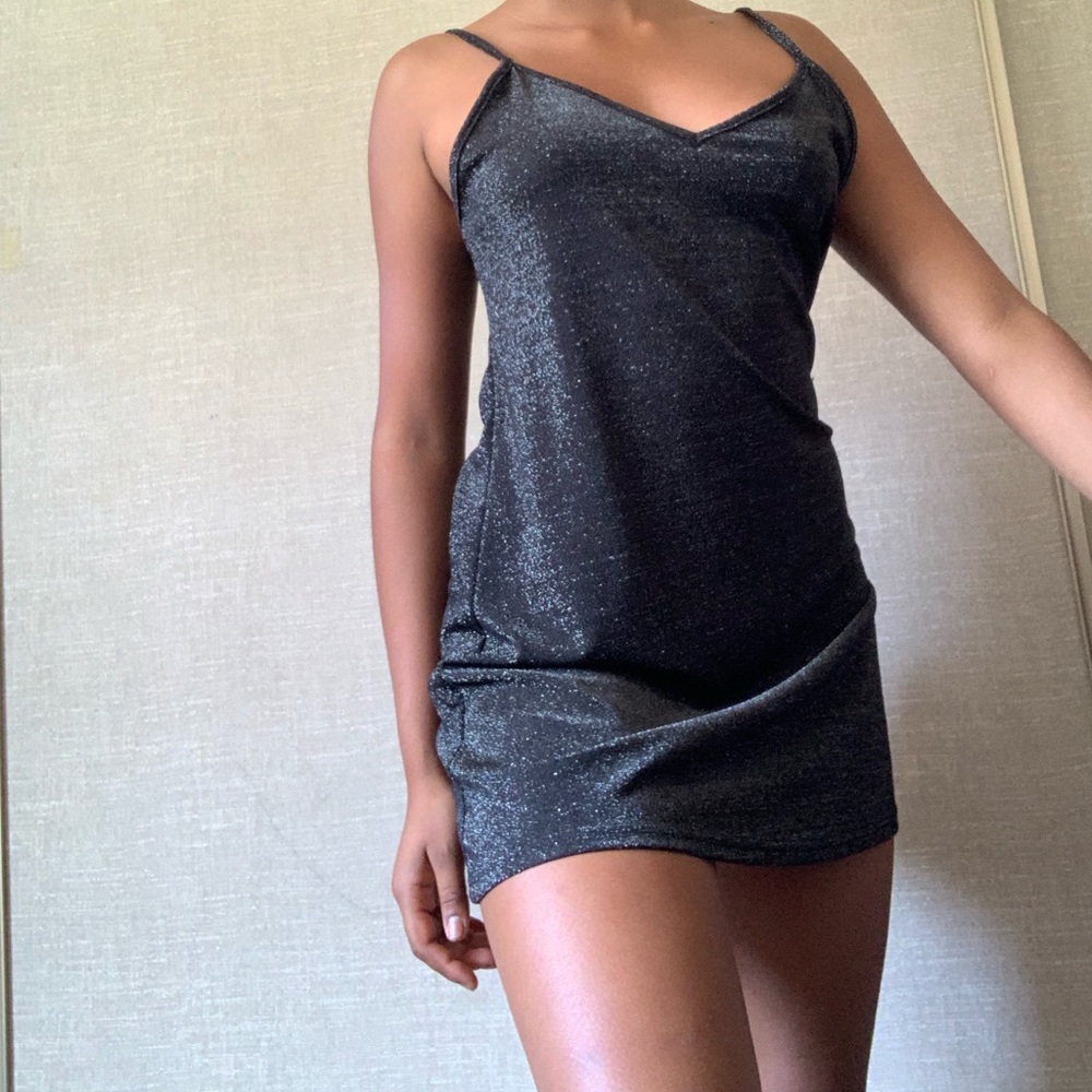 sparkly brandy Melville shift dress